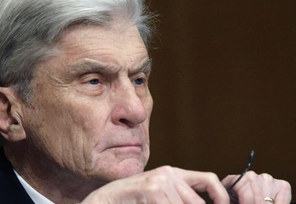 former Senator John Warner