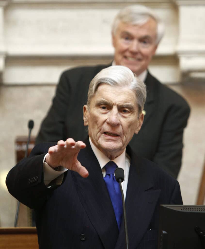 former Sen. John Warner