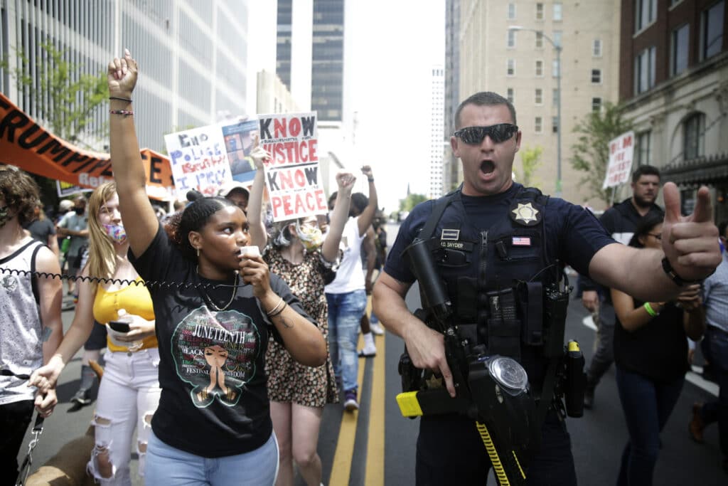 Black community and Police  in Tulsa