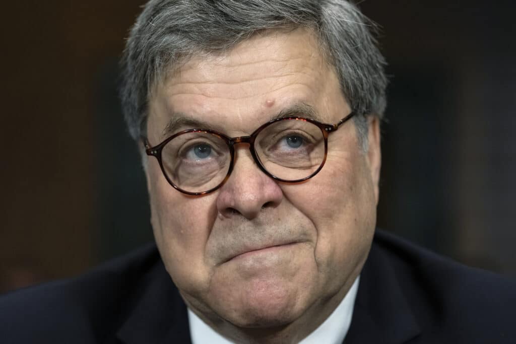 Senate Democratic leaders are demanding that Trump-era Attorneys General Bill Barr