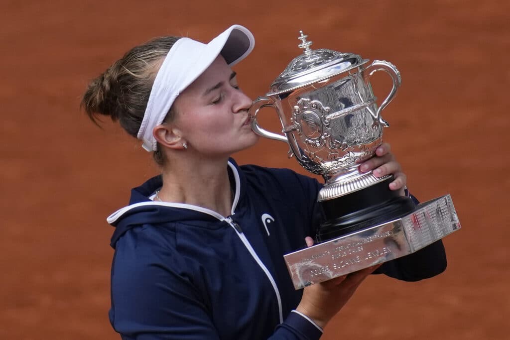 Thinking of her late coach the whole time, Barbora Krejcikova went from unseeded to Grand Slam champion