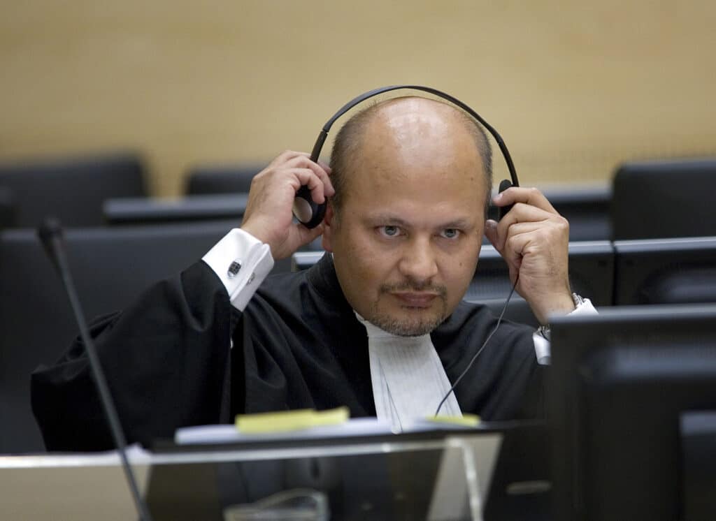 British lawyer Karim Khan was sworn in Wednesday as the new chief prosecutor