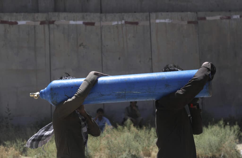 Afghanistan's is racing to ramp up supplies of oxygen as a deadly
