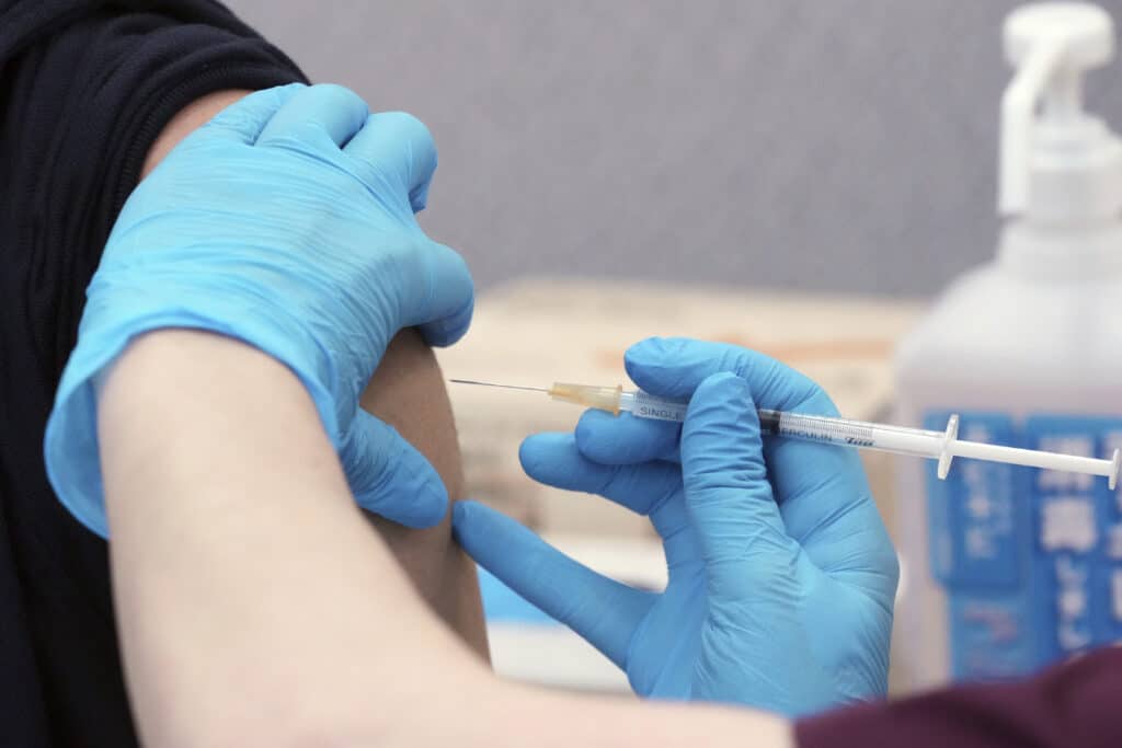 Hong Kong authorities said quarantine requirements will soon be relaxed for travelers who are fully vaccinated against COVID-19 and arrive from certain lower-risk countries.