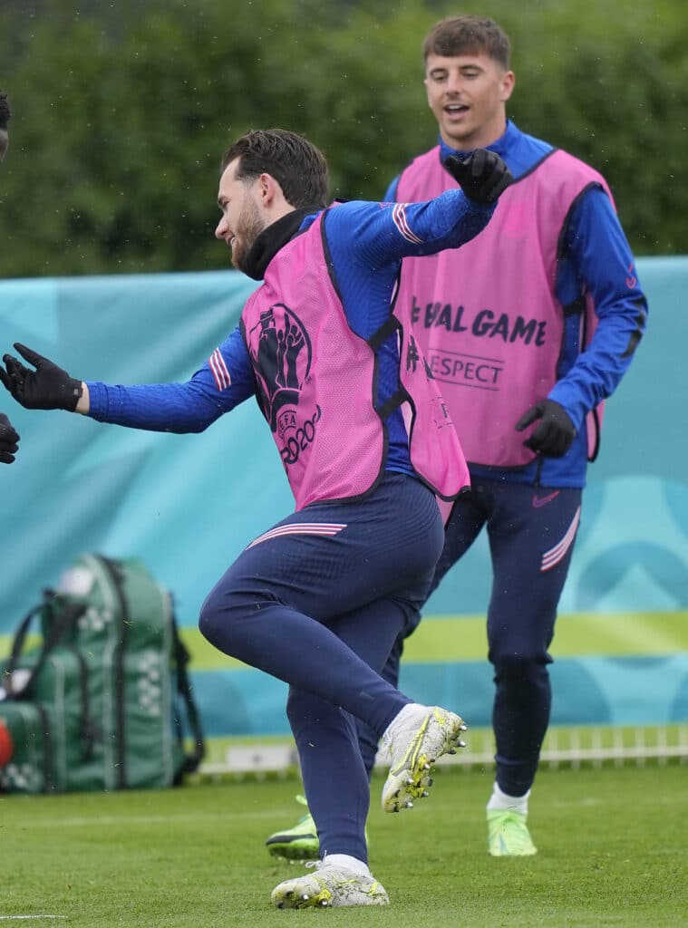 England players Mason Mount and Ben Chilwell