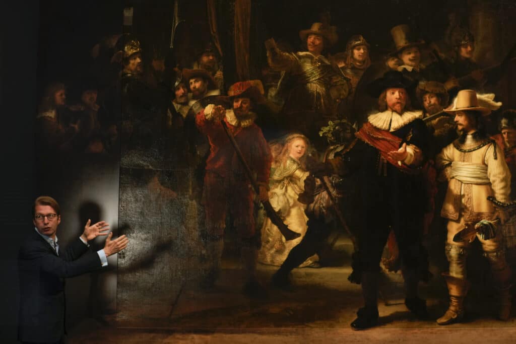 One of Rembrandt van Rijn's biggest paintings just got a bit bigger