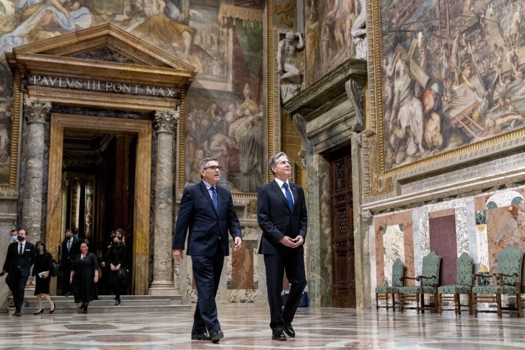 Pope Francis on Monday voiced affection for the American people