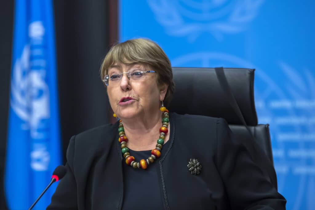The U.N. human rights chief, in a landmark report