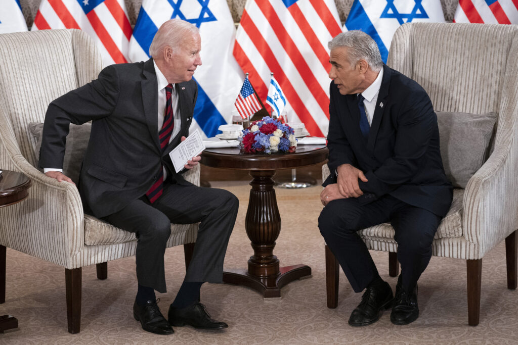 Biden, Lapid discuss Iran, integrating Israel in Middle East
