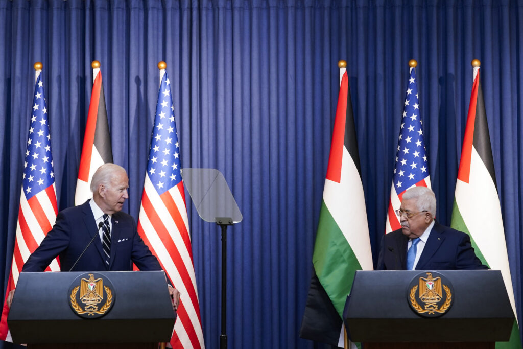 Biden: Death of Palestinian-American journalist Abu Akleh was an “enormous loss"aces 'two states for two peoples'