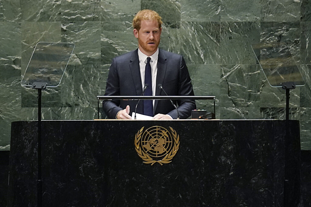 Prince Harry challenges divided world to reclaim democracies