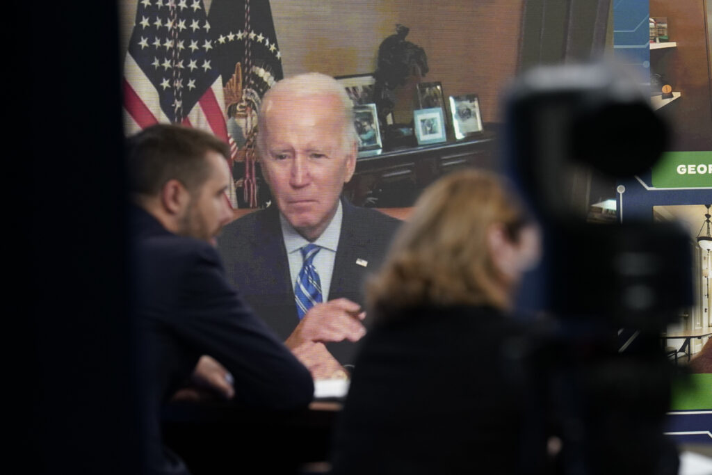 Biden says Trump lacked 'courage to act' during Jan. 6 riot