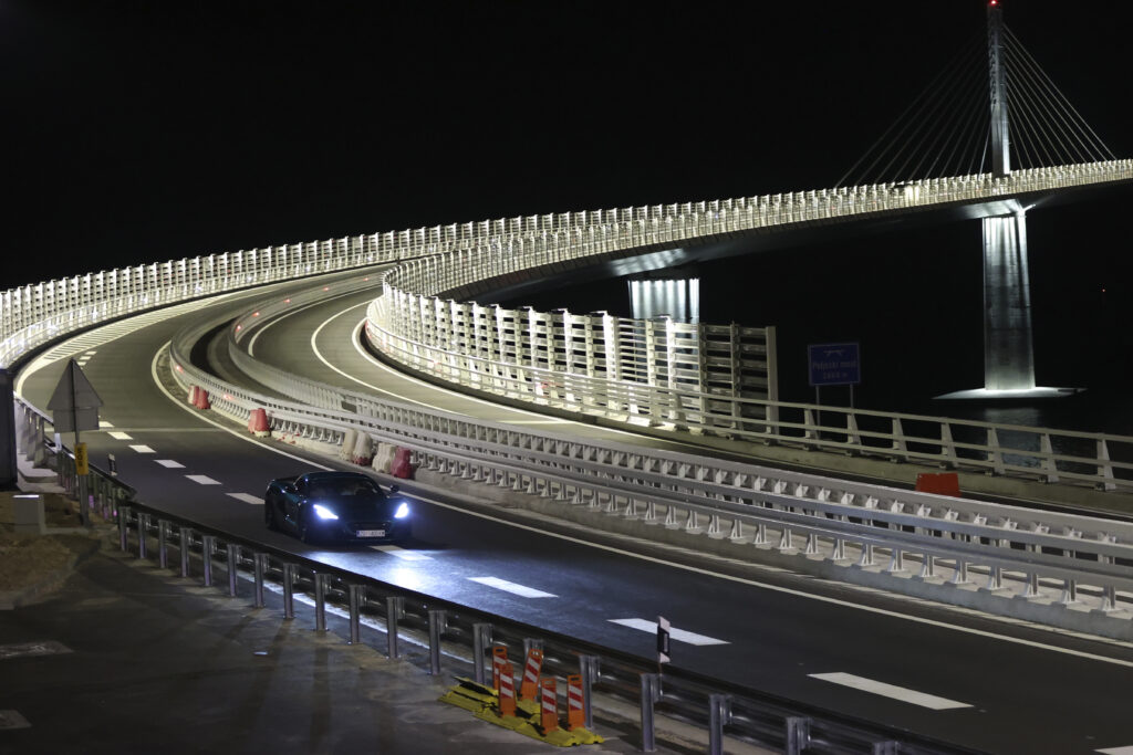 Croatia opens Adriatic coast bridge, linking divided region