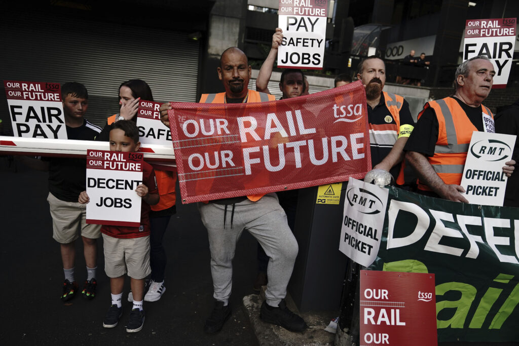 New UK rail strike brings train services to a crawl