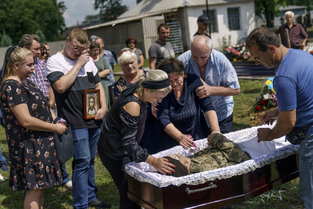 'I will be proud of you forever': A funeral in east Ukraine