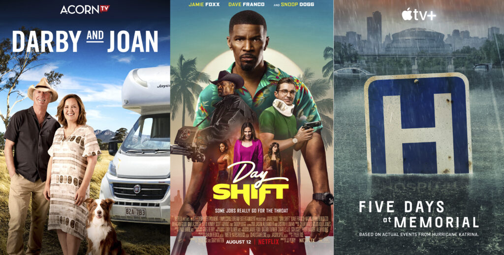 New this week: 'Day Shift' and 'Five Days at Memorial'