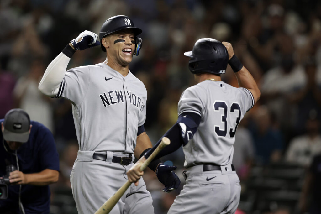 Judge hits No. 44, Yankees beat Mariners 9-4 to stop skid