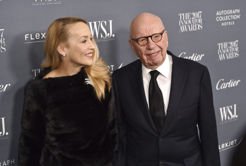 Jerry Hall, Rupert Murdoch reach agreement on divorce