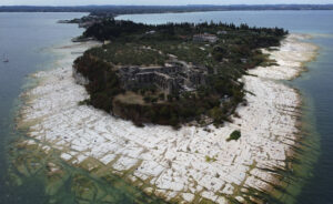 Italy's Lake Garda shrinks to near-historic low amid drought