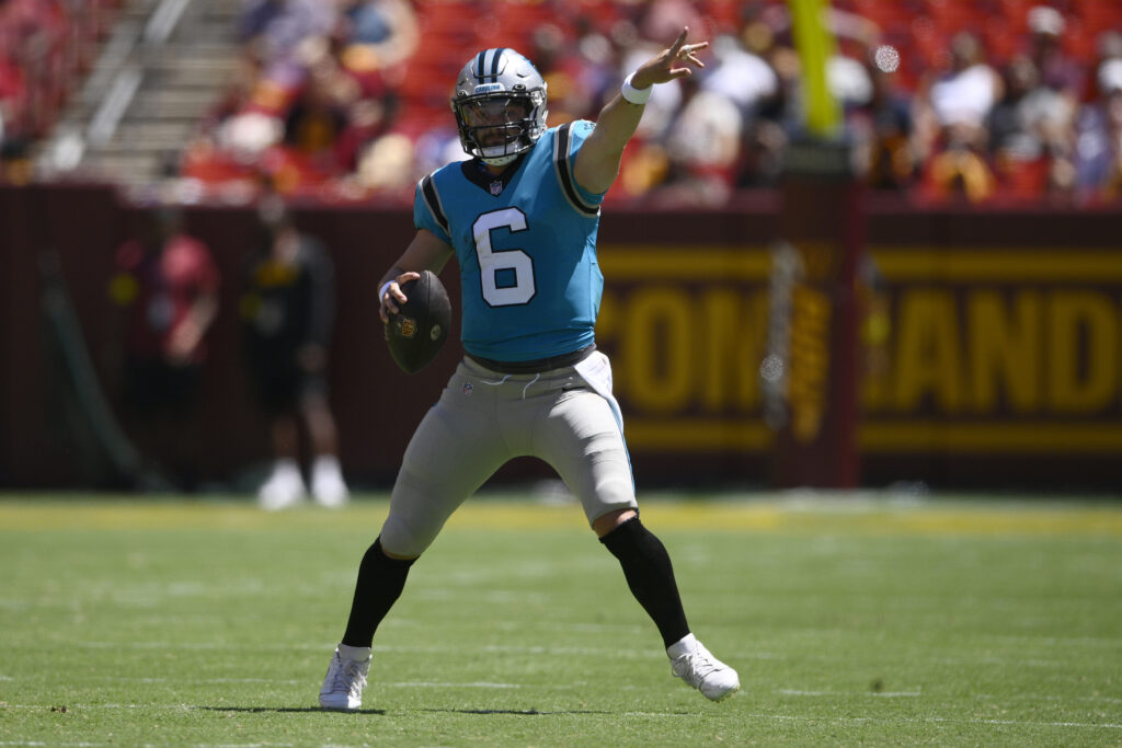 QB Mayfield starting for Panthers in Week 1 against Browns