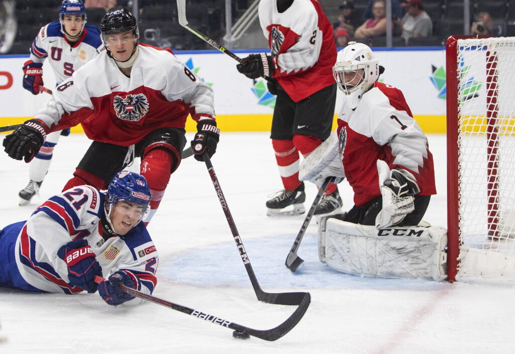 US beats Austria 7-0, improves to 3-0 in world junior