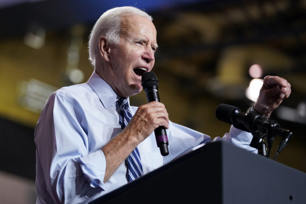 Biden rallies for Democrats, slams 'semi-fascism' in GOP