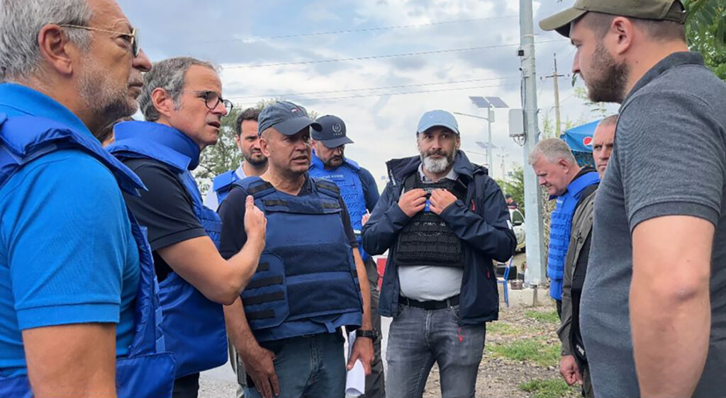 UN Inspectors arrive at Ukraine Nuke Plant War Zone