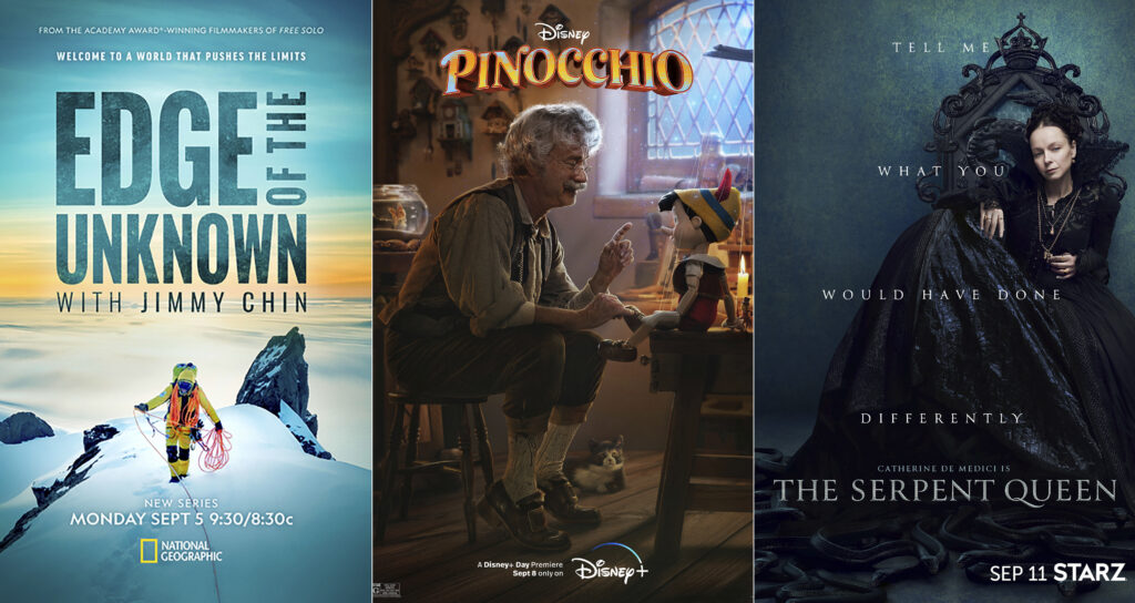 Legend, 'Serpent Queen' & 'Pinocchio', New this week