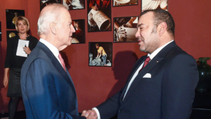 Presiden Biden and King Mohamed VI of Morocco