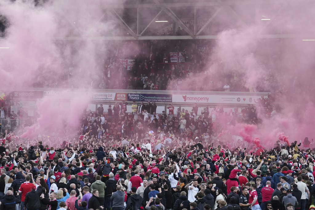 Wrexham Seals Promotion to Championship, Fans Storm Field