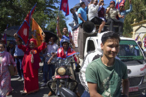 Nepal Protesters Demand Return of King, Monarchy