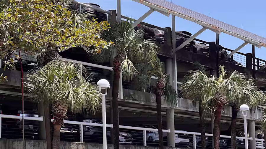 Jacksonville Airport Closes After Garage Fire Erupts