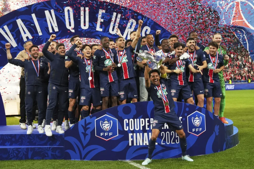 PSG Crushes Reims, Closes In on Historic Treble