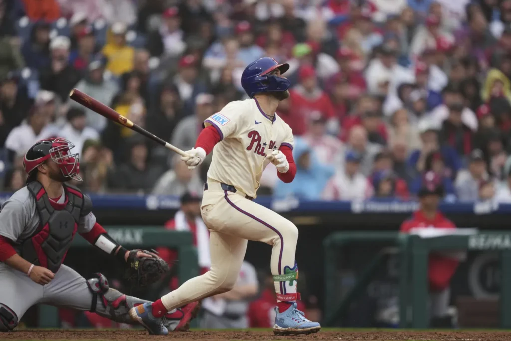 Phillies Edge Cardinals Behind Harper, Luzardo in Game 1
