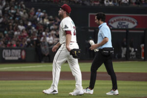 Diamondbacks’ Burnes Out for Season After Elbow Injury