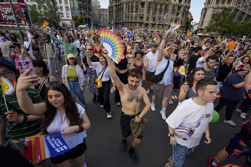 Bucharest Pride March Defies Surge in Anti-LGBTQ+ Hate