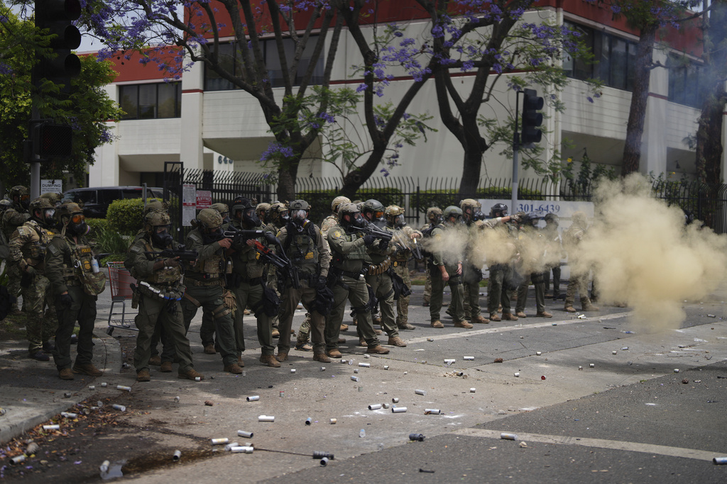 Updated: Tear Gas, Protests Erupt Over ICE Raids in LA
