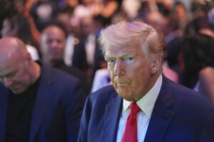 Trump Attends UFC With Dana White, Rubio