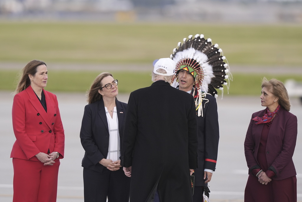Indigenous Leader Meets Trump at G7 With Message of Peace