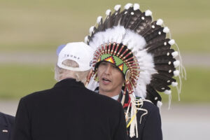 Indigenous Leader Meets Trump at G7 With Message of Peace