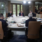 Trump Exits G7 as Mideast War Escalates, Warns Iran on Nukes