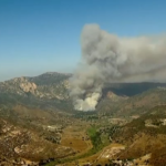 Brush Fire Near El Monte Road Forces Emergency Response