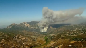 Brush Fire Near El Monte Road Forces Emergency Response