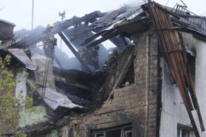 Russia Strikes Kyiv Again After Record Air Assault, Injuring 10