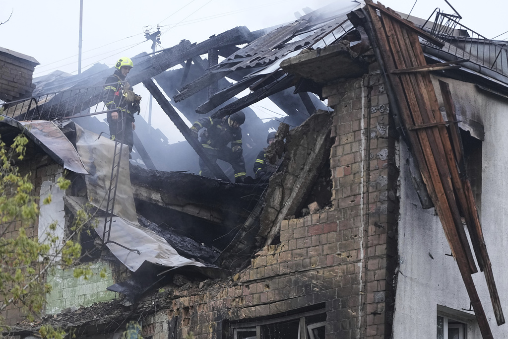 Russia Strikes Kyiv Again After Record Air Assault, Injuring 10