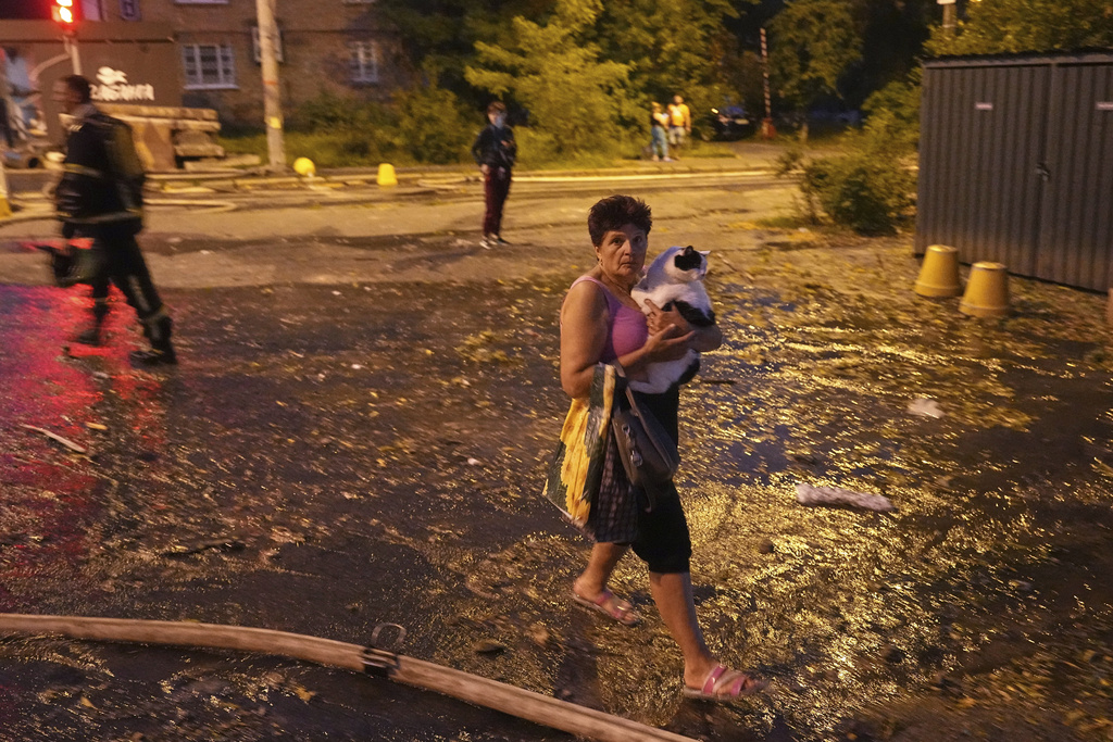 Russia Strikes Kyiv Again After Record Air Assault, Injuring 10