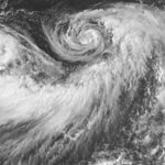 Tropical Cyclones Swirl South of Hawaii Without Impact