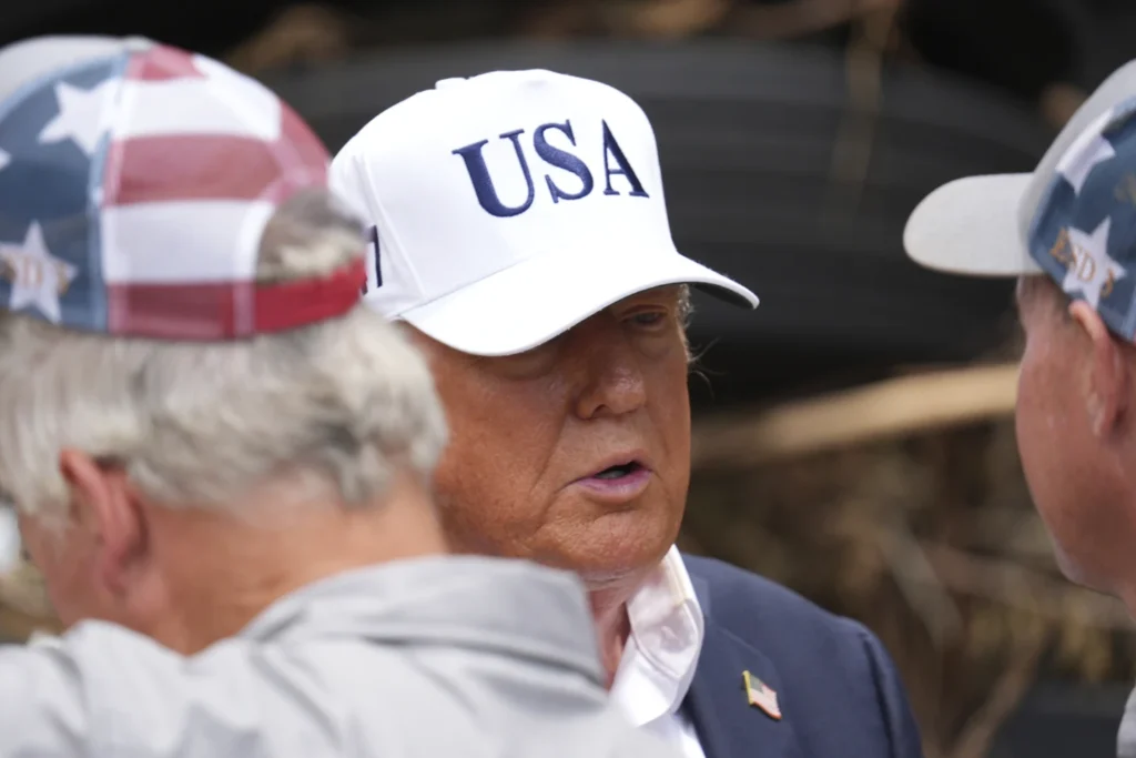 Trump Tours Texas Flood Damage, Praises FEMA Role
